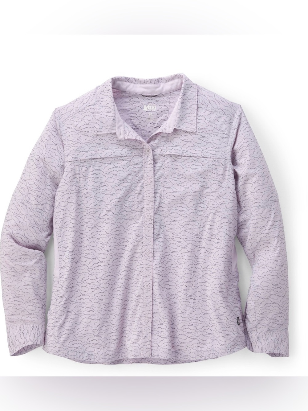 REI Sahara Pattern Long-Sleeve Shirt Womens Size Medium